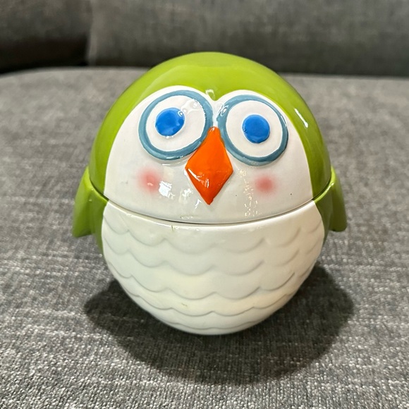 Nesting measuring cups - ceramic owl - Picture 8 of 8